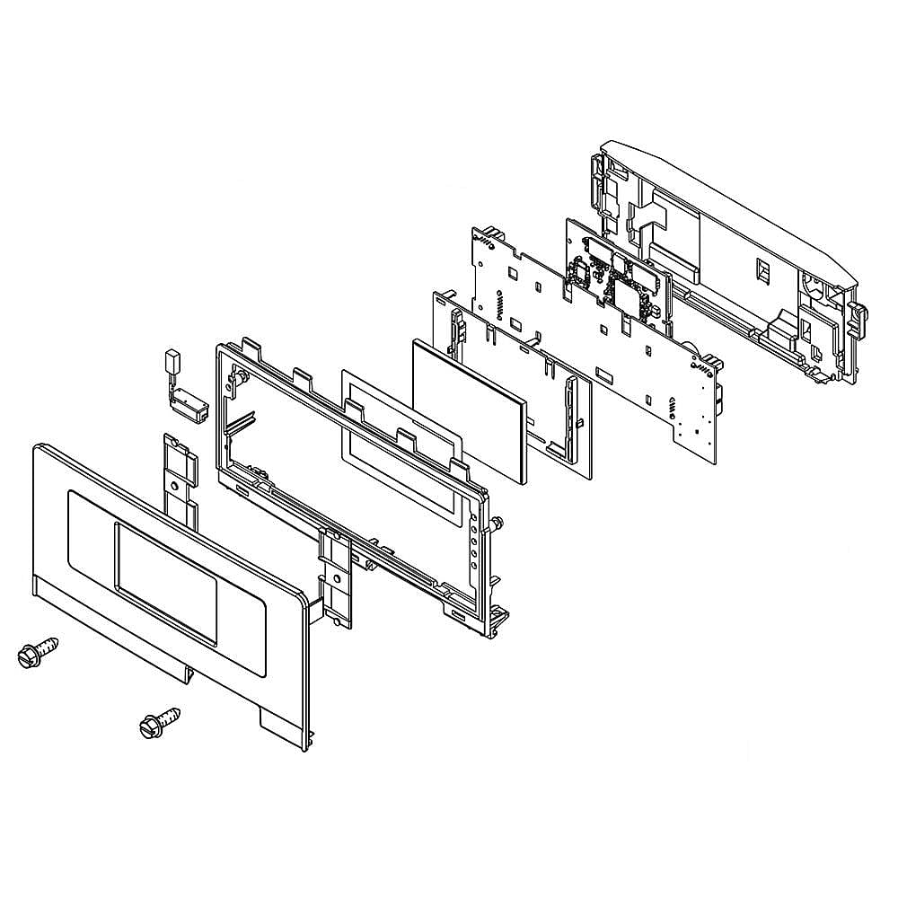 Part #wpw10521640, Refrigerator Dispenser Display Assembly / 11.75 x 5.25 x 5.75