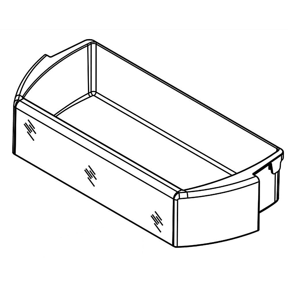 Part #wpw10527271, Refrigerator Door Bin | 8.32 x 3.82 x 18.63
