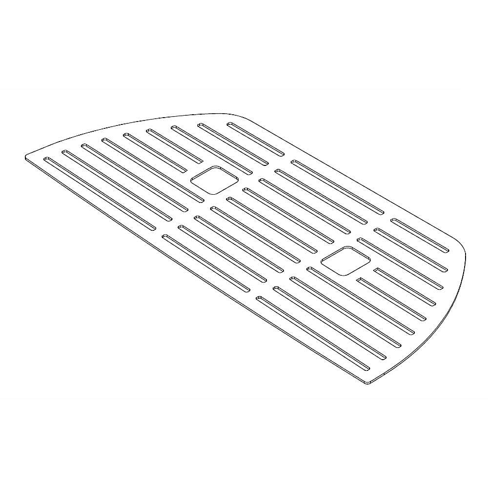 Part #wpw10542708, Refrigerator Toe Grille | 9.50 x 4.00 x 0.12