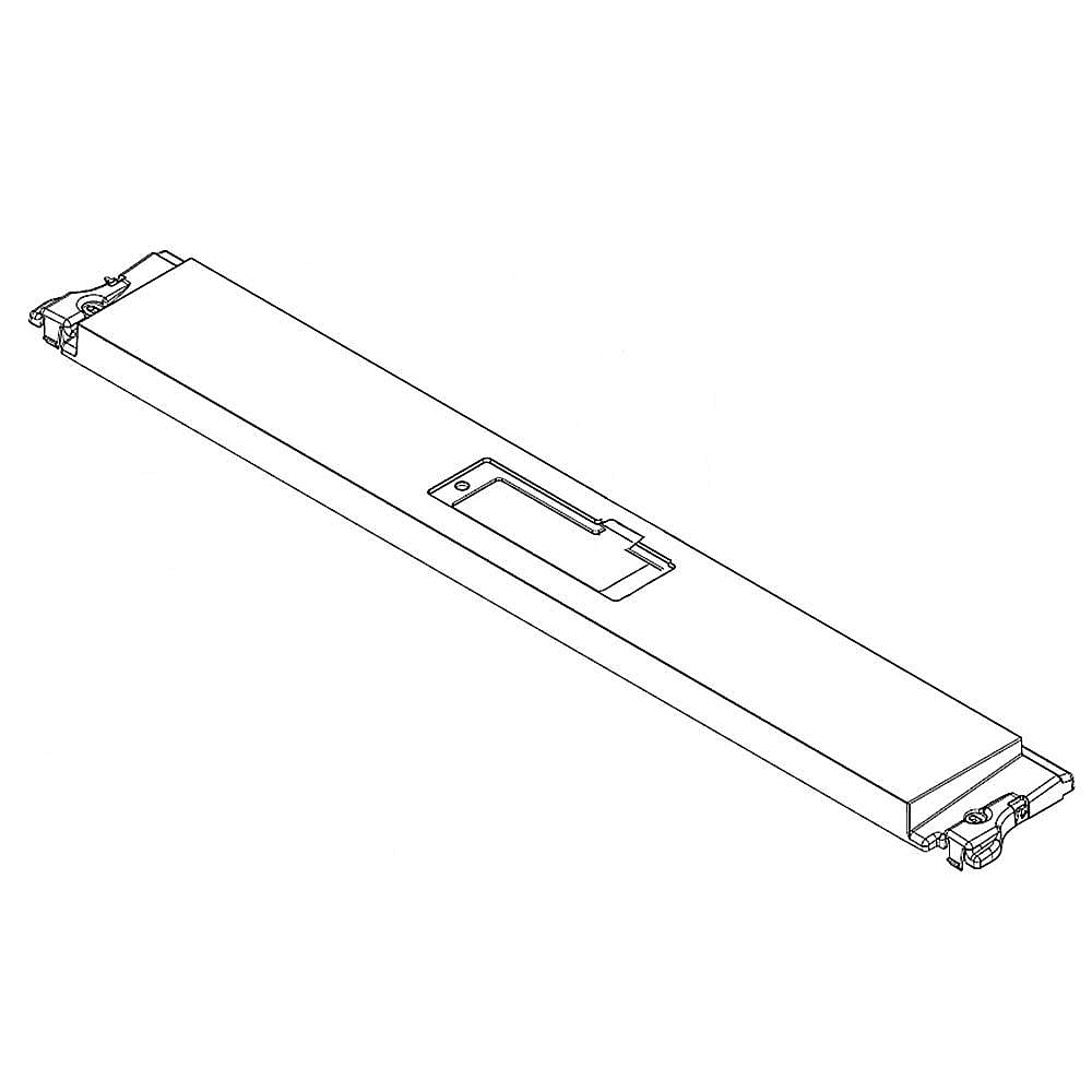 Photo of GE Part #wpw10562532, Refrigerator Cover | 6.13 x 2.00 x 33.32 from Repair Parts Direct