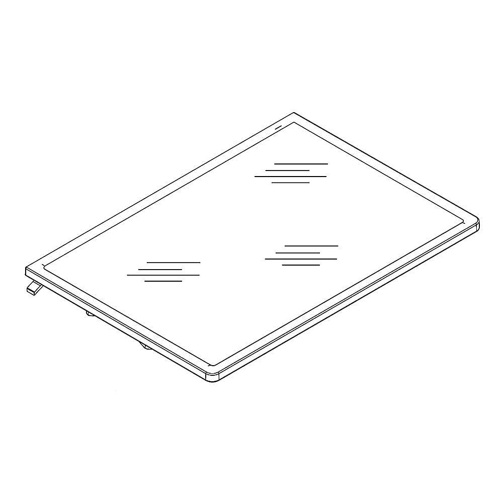 Part #wpw10601431, Fc Glass She / 31.00 x 19.00 x 6.50