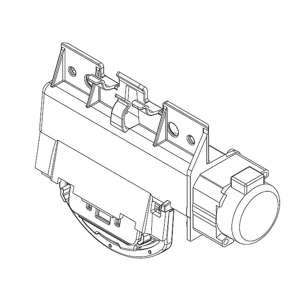 Part #wpw10606117, Refrigerator Ice Door | 10.63 x 5.00 x 2.75