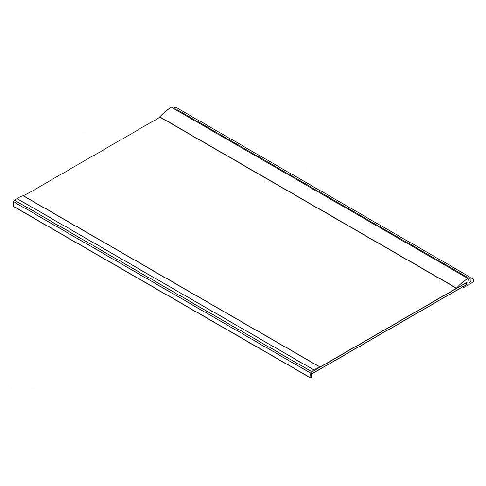 Part #wpw10622800, Beverage Cooler Glass Shelf / 25.50 x 13.00 x 2.37