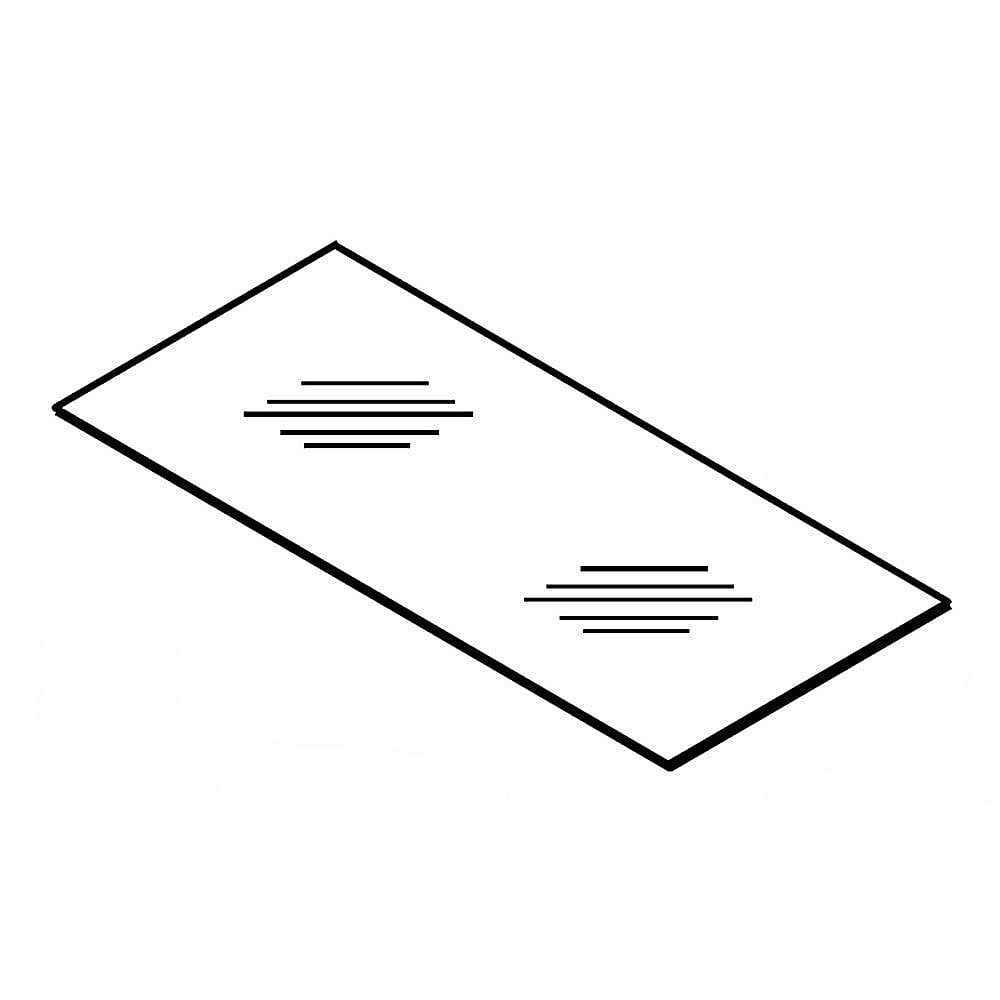 Part #wpw10628815, Refrigerator Pantry Drawer Cover Insert / 35.25 x 27.25 x 0.88