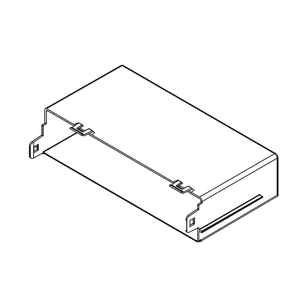 Part #wpw10635022, Refrigerator Ice Room Air Duct / 15.50 x 9.56 x 6.75
