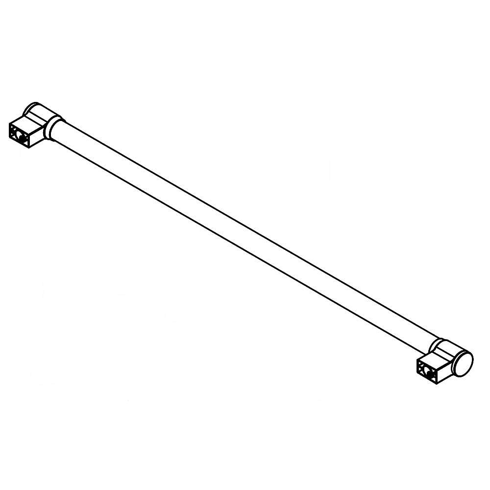 Part #wpw10663448, Refrigerator Door Handle | 3.44 x 2.82 x 42.94
