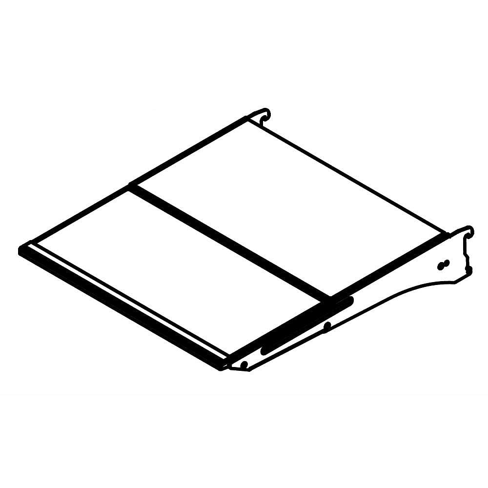 Part #wpw10709175, Refrigerator Glass Shelf | 18.31 x 4.25 x 22.75