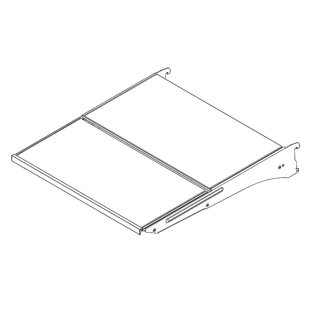 Photo of Part #wpw10709177, Top Shelf As | 18.31 x 4.25 x 22.75 from Repair Parts Direct