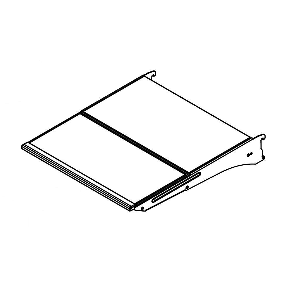 Part #wpw10737427, Refrigerator Shelf | 18.31 x 4.25 x 22.75