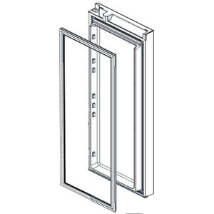 Refrigerator Door Assembly, Right (silver) 30100-0039214-00