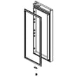 Refrigerator Door Assembly, Right for Kenmore 11173037910 - Part 30100-0039223-00