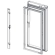 Refrigerator Door Assembly, Left (silver) for Kenmore 11173027713 - Part 30100-0227500-00