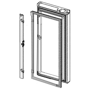 Refrigerator Door Assembly, Left (white) 30100-0227501-00