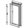 Refrigerator Door Assembly, Left (white) for Kenmore 11173025713 - Part 30100-0227501-00