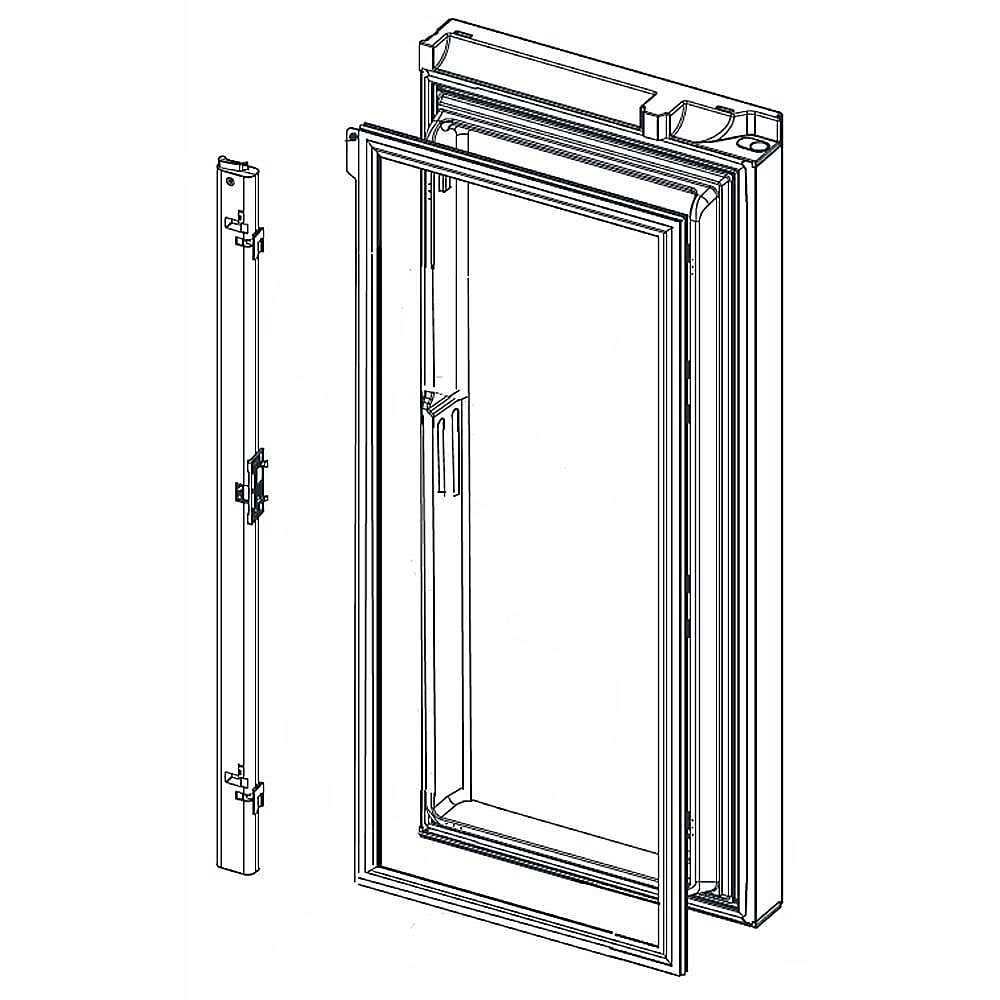 Refrigerator Door Assembly, Left