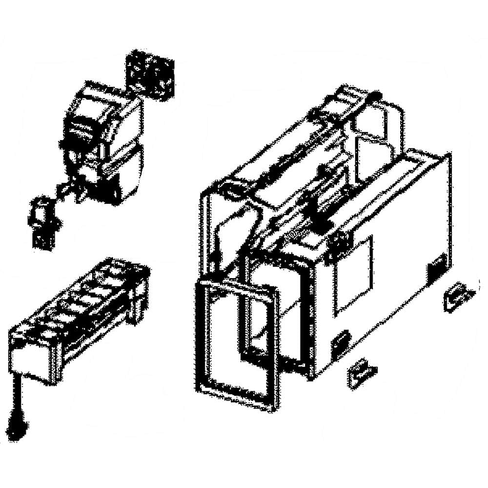 Refrigerator Ice Maker Assembly