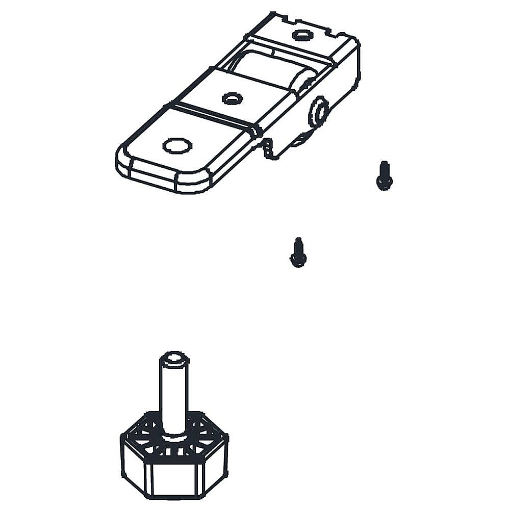 Refrigerator Leveling Leg Bracket