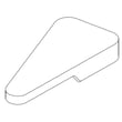 Refrigerator Freezer Door Hinge Cover (white) 3011492400