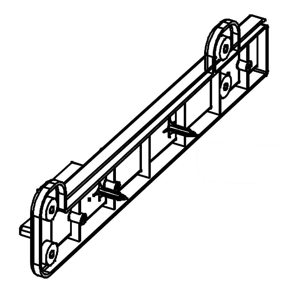 Refrigerator Freezer Tray Slide Rail Assembly, Right