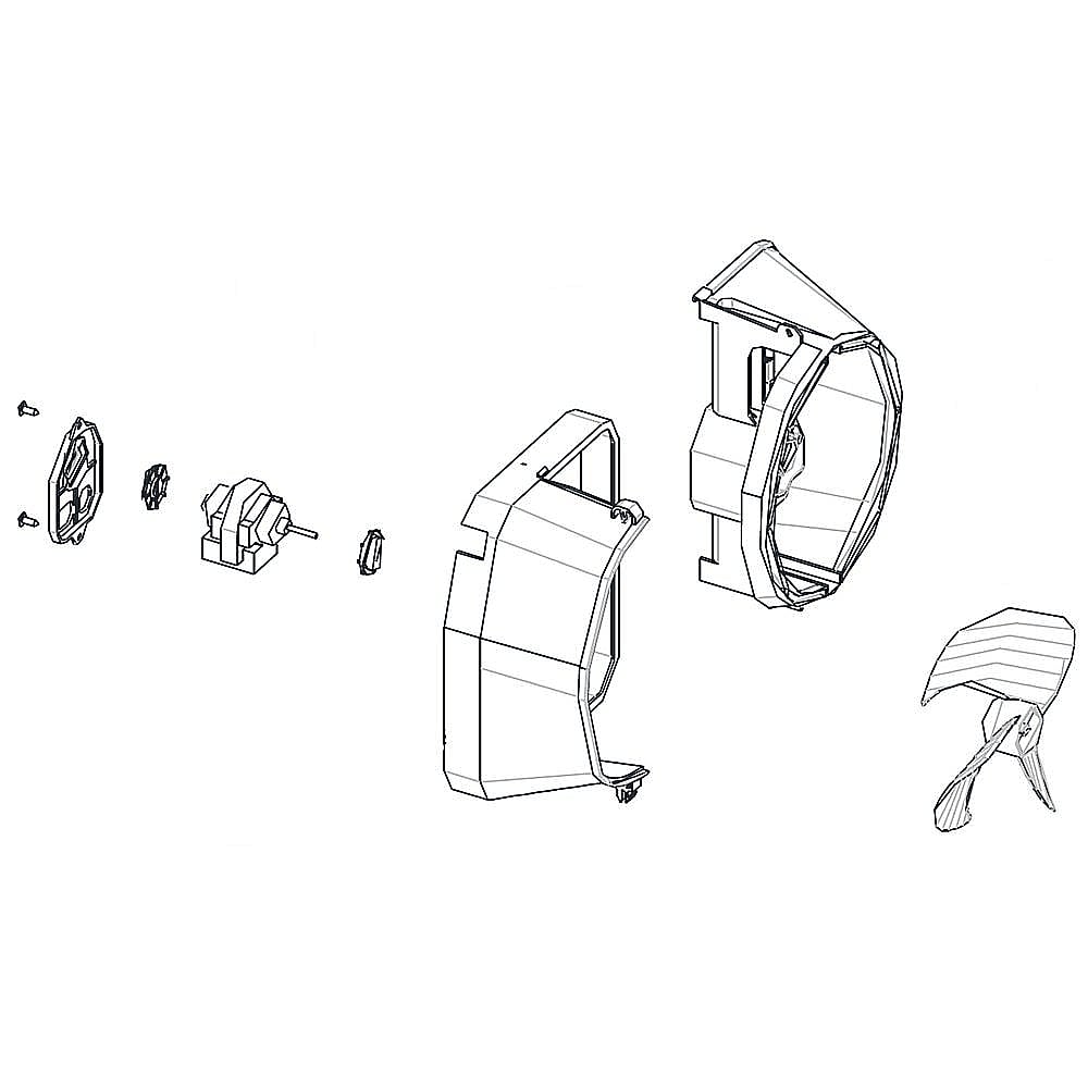Refrigerator Condenser Fan Motor Assembly