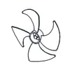 Refrigerator Evaporator Fan Blade for Kenmore 11175035120 - Part 60118-0000400-01