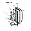 Haier Refrigerator Door Utility Bin for Haier HRF24E3APS - Part 3019059400
