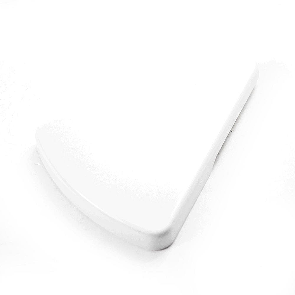 Part #rf-1950-261, Haier Refrigerator Door Hinge Cover (White) / 12.60 x 12.50 x 5.70