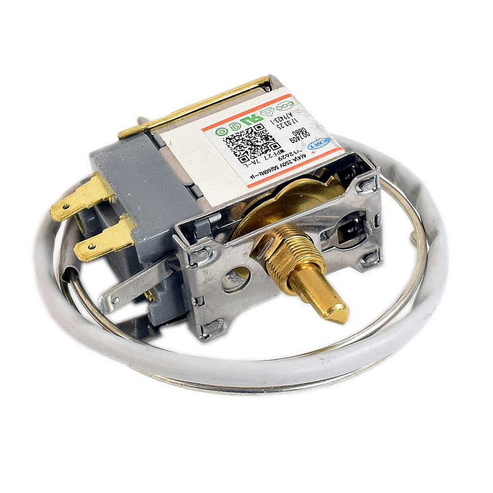 Part #rf-7350-123, Freezer Temperature Control Thermostat (Replaces Rf-7350-52) / 3.40 x 3.40 x 3.10