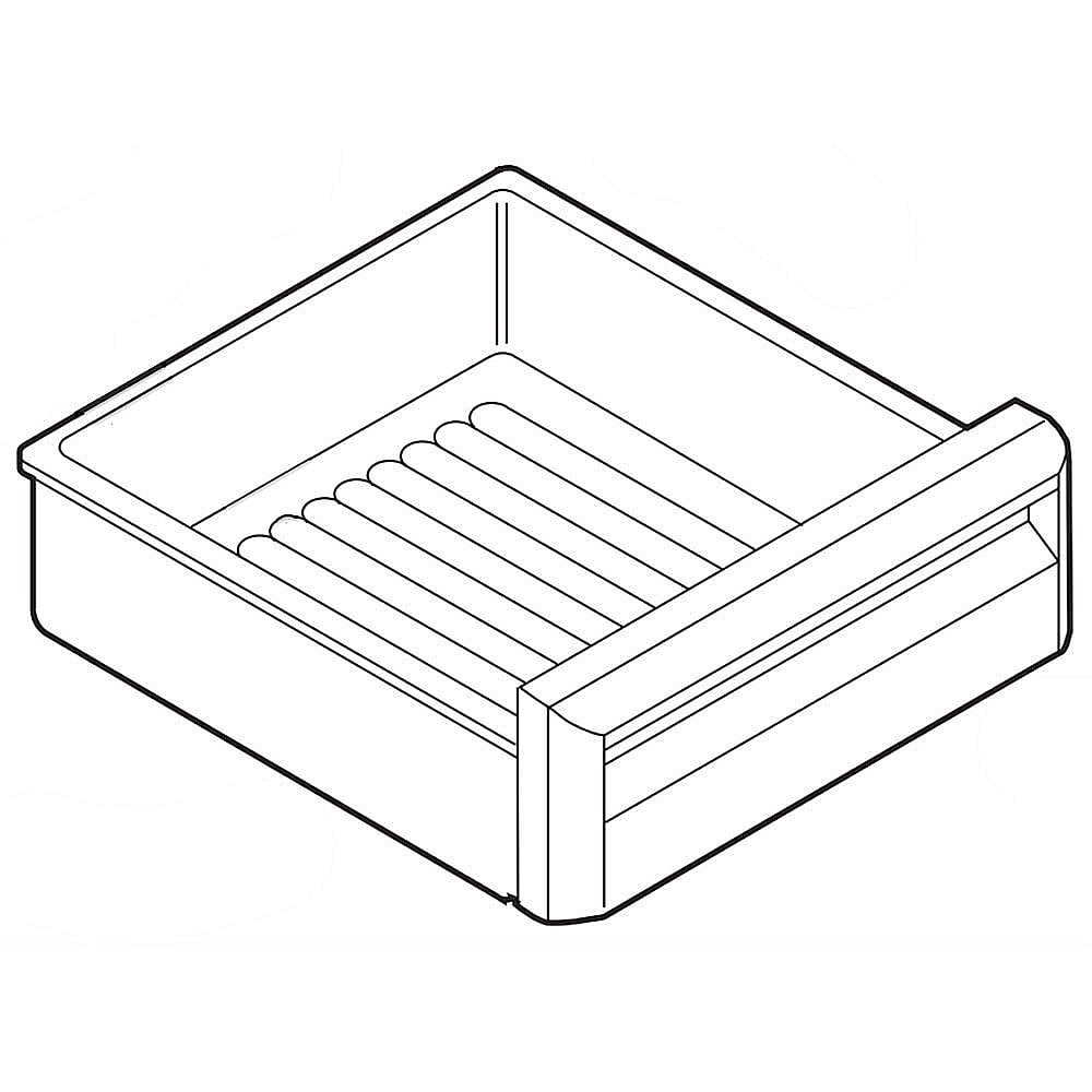 Frigidaire Part #215357813, Front-Meat P | 11.55 x 7.15 x 2.00