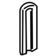 Refrigerator Handle Trim for Frigidaire FRT21LRFD2 - Part 215867059