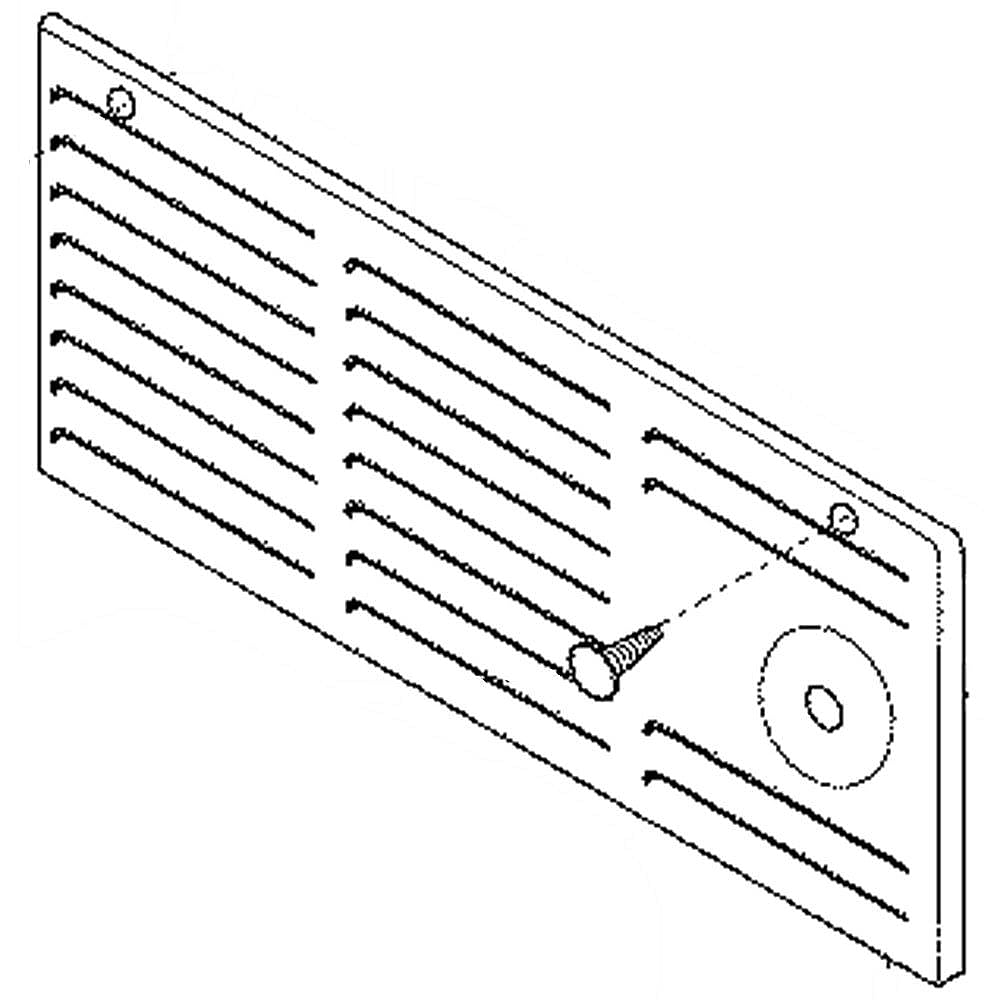 Kenmore Part #216782001, Access Panel | 18.30 x 9.20 x 0.65