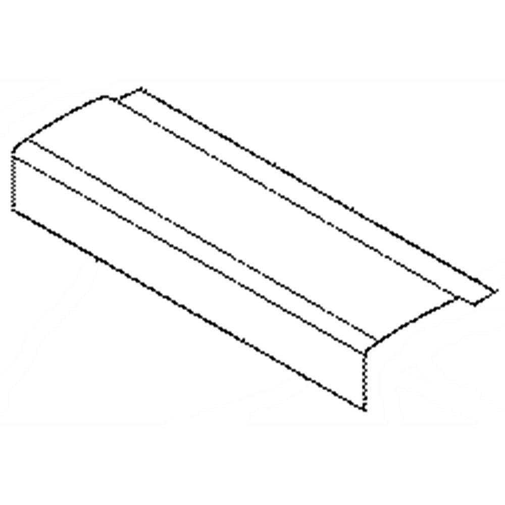 Kenmore Part #216855709, Freezer Breaker Trim, Short Side | 14.50 x 2.75 x 0.85