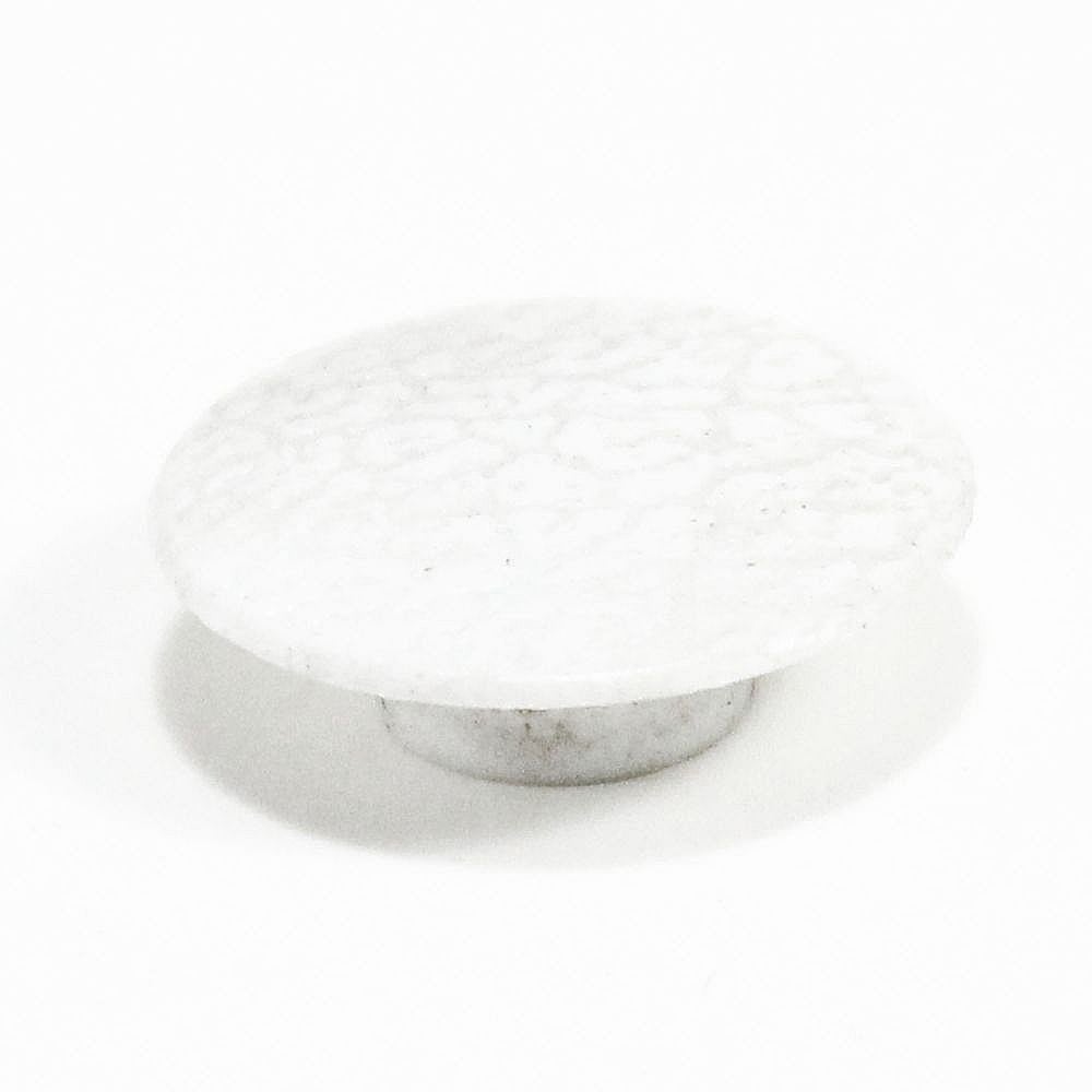 Gibson Part #218074001, Refrigerator Lower Door Handle Trim Hole Plug (White) | 0.85 x 0.75 x 0.25