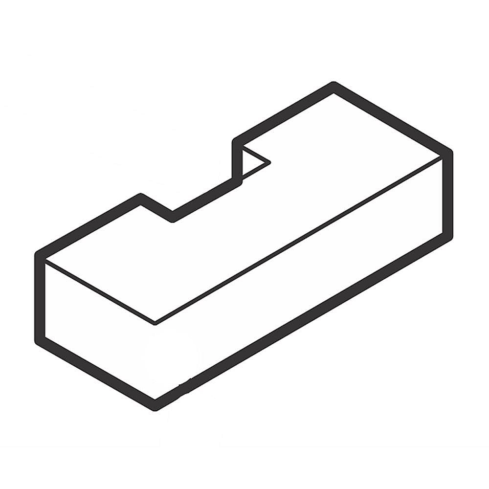 Part #218679613, White-Westinghouse Refrigerator Control Block Evaporator / 3.45 x 1.35 x 0.65