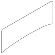 Refrigerator Dispenser Control Overlay (white) for Frigidaire FRSHB5EHSB3 - Part 240323906