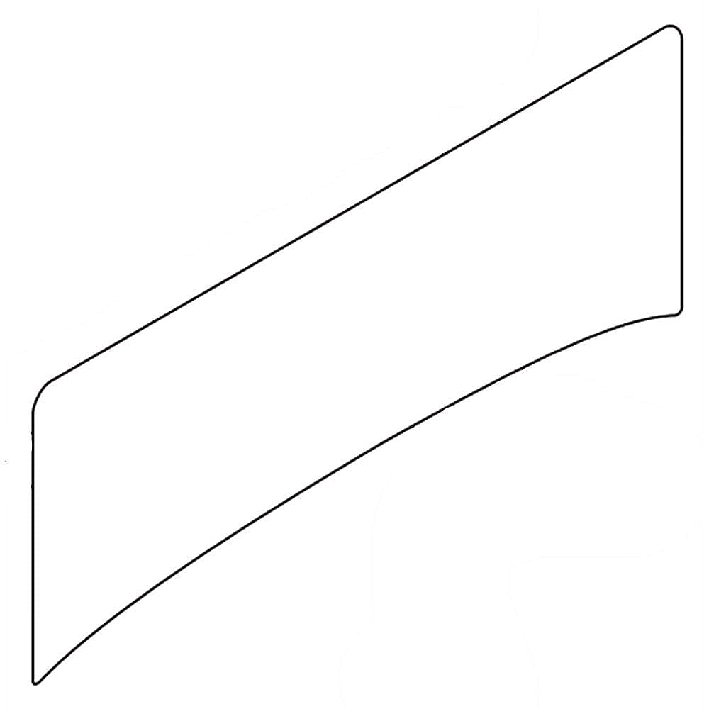 Frigidaire Part #240323948, Refrigerator Module Cover Label (Black) | 10.80 x 4.15 x 0.15