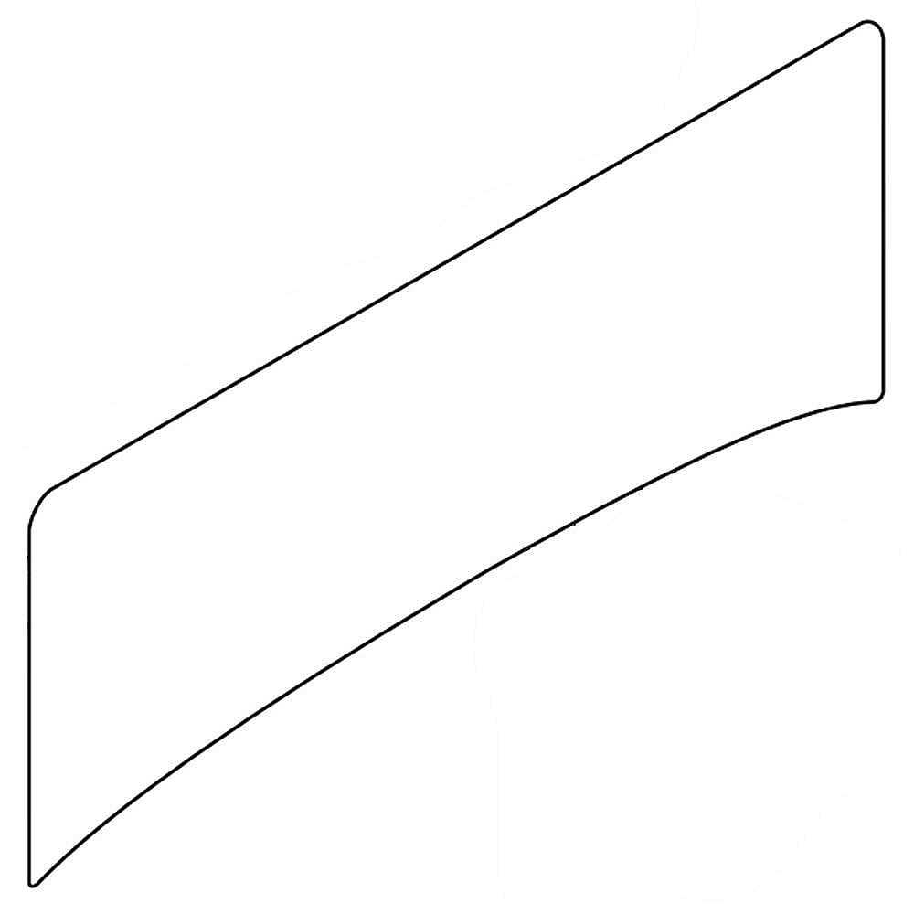 Part #240323952, Refrigerator Module Cover Label (Black) / 11.15 x 11.05 x 0.40