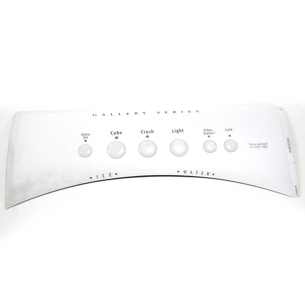 Part #240323970, Refrigerator Label Module / 11.15 x 4.20 x 0.30