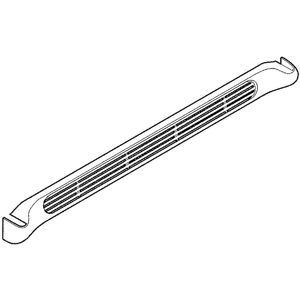 Part #240324420, Refrigerator Toe Grille (Gray) / 35.00 x 3.00 x 2.50