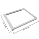 Refrigerator Crisper Drawer Cover Frame