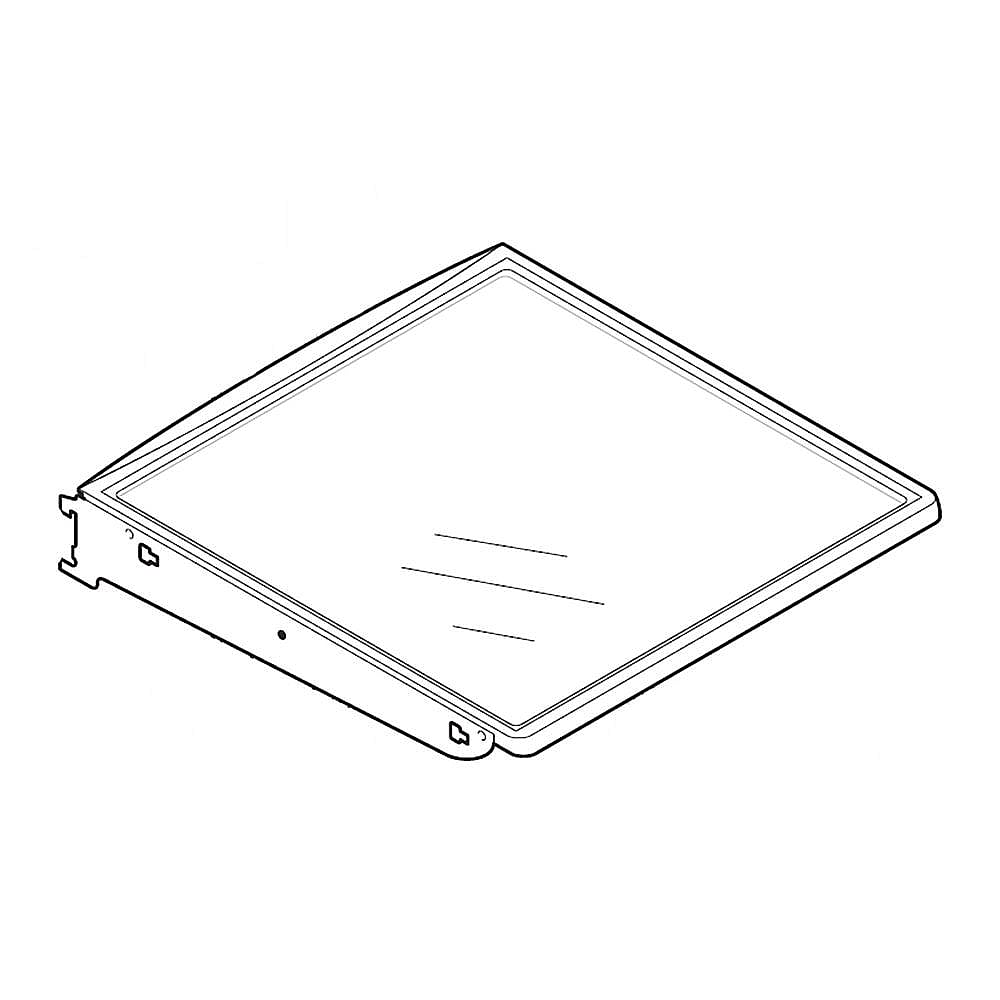 Frigidaire Part #240355278, Refrigerator Spill-Safe Shelf | 21.60 x 20.20 x 4.70