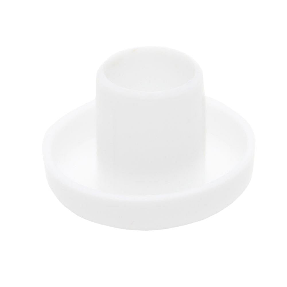 Part #240381301, Refrigerator Door Hole Plug (White) / 4.45 x 4.40 x 0.70