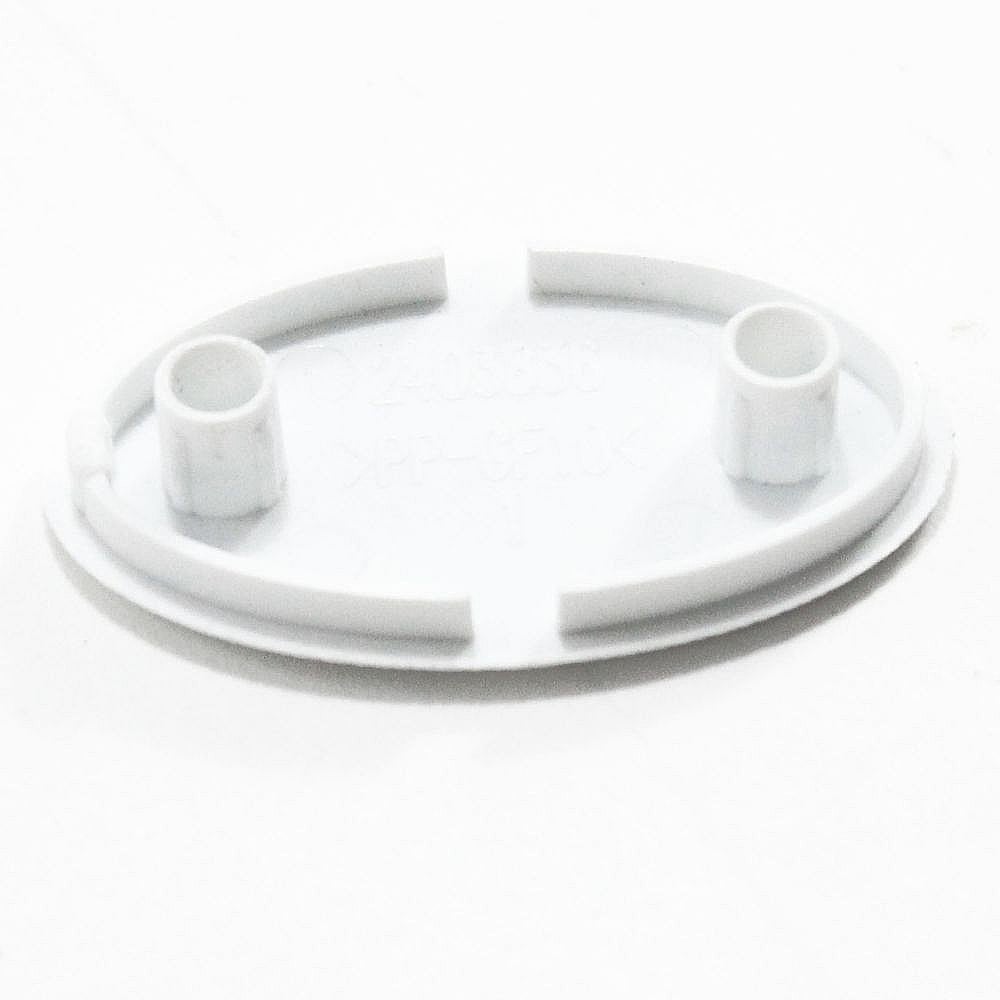 Frigidaire Part #240383601, Refrigerator Door Handle Hole Plug (White) | 4.30 x 2.75 x 0.30