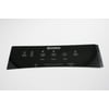 Refrigerator Dispenser Control Overlay (black) 240418328