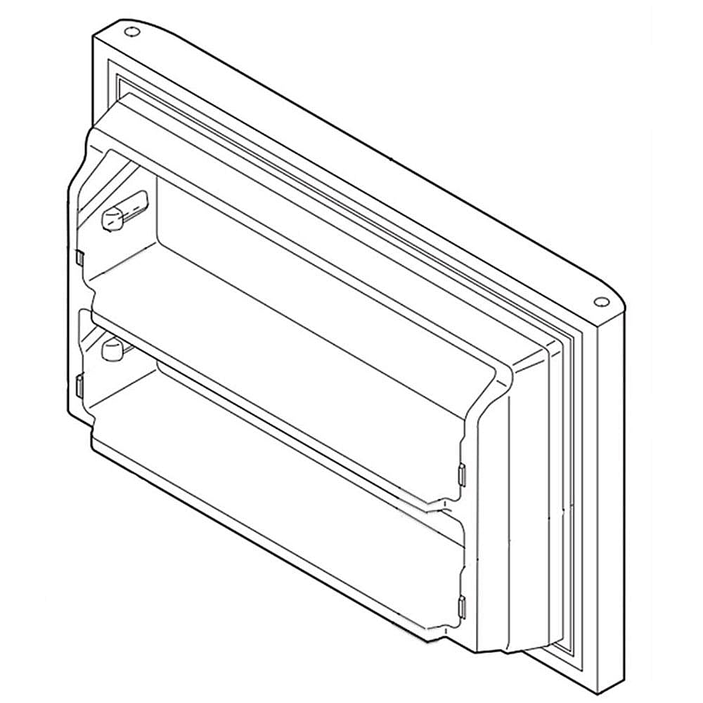 Kenmore Part #240420104, Refrigerator Freezer Door | 34.90 x 22.80 x 10.70