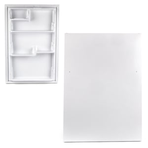 Refrigerator Door Assembly (white) 240420201