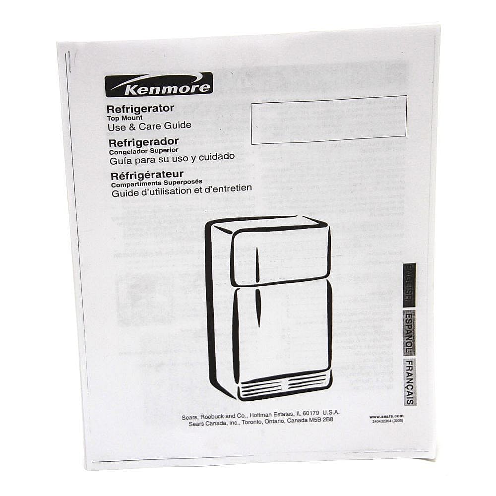 Part #240432304, Refrigerator Owners Manual / 15.00 x 11.00 x 0.00