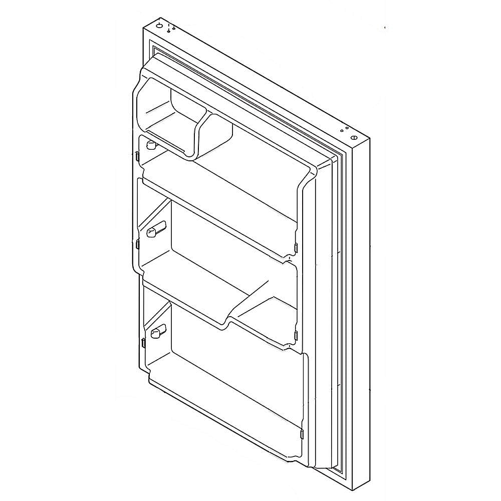 Frigidaire Part #240450401, Refrigerator Door Assembly (White) | 32.25 x 13.63 x 5.00