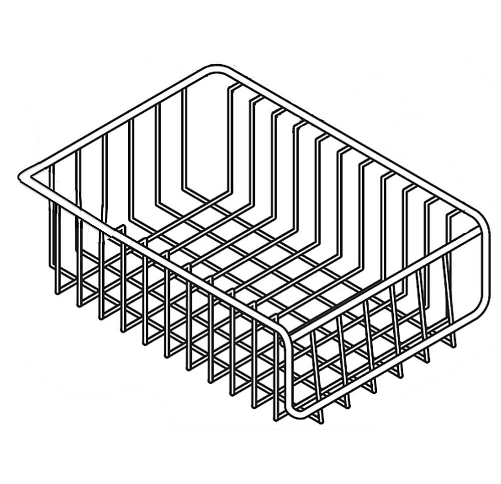 Gibson Part #240530501, Refrigerator Freezer Basket, Upper | 14.50 x 10.00 x 5.25
