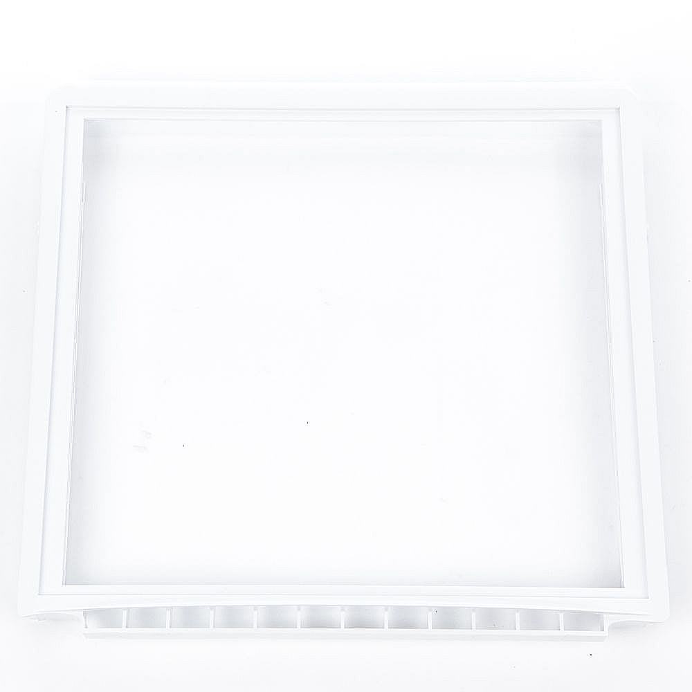 Part #240599803, Frigidaire Refrigerator Deli Drawer Cover Frame (Replaces 240599801, 240599802) / 18.25 x 16.00 x 2.30